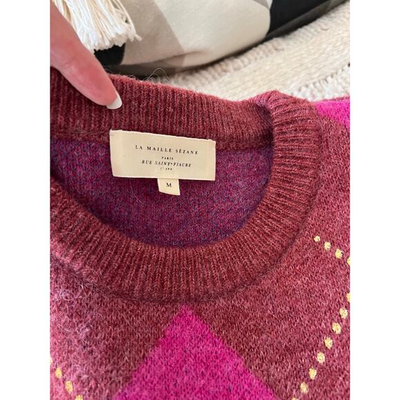 La Maille Sezane Kirstie Jumper in Multicoloured Candy Pattern Size M✨ - Picture 8 of 11